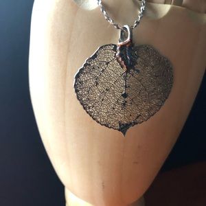 Sterling Silver Leaf Necklace